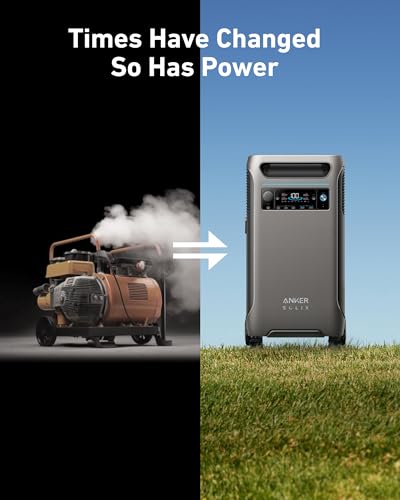 Anker SOLIX F3800 120V/240V Backup Kit, 3840Wh Power Station