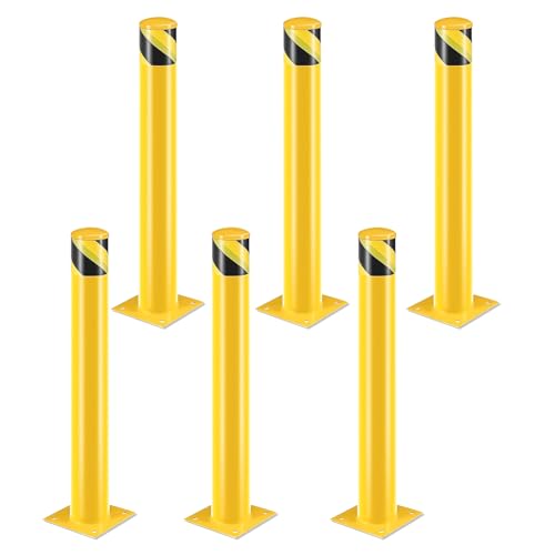 Parking Barrier Set for Traffic-Sensitive Areas (6 PCS)