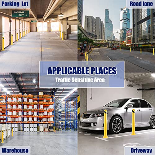 Parking Barrier Set for Traffic-Sensitive Areas (6 PCS)