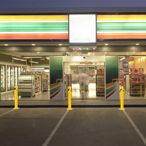 Parking Barrier Set for Traffic-Sensitive Areas (6 PCS)