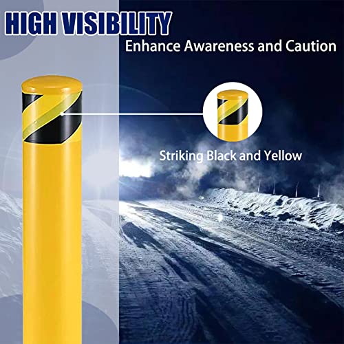 Parking Barrier Set for Traffic-Sensitive Areas (6 PCS)