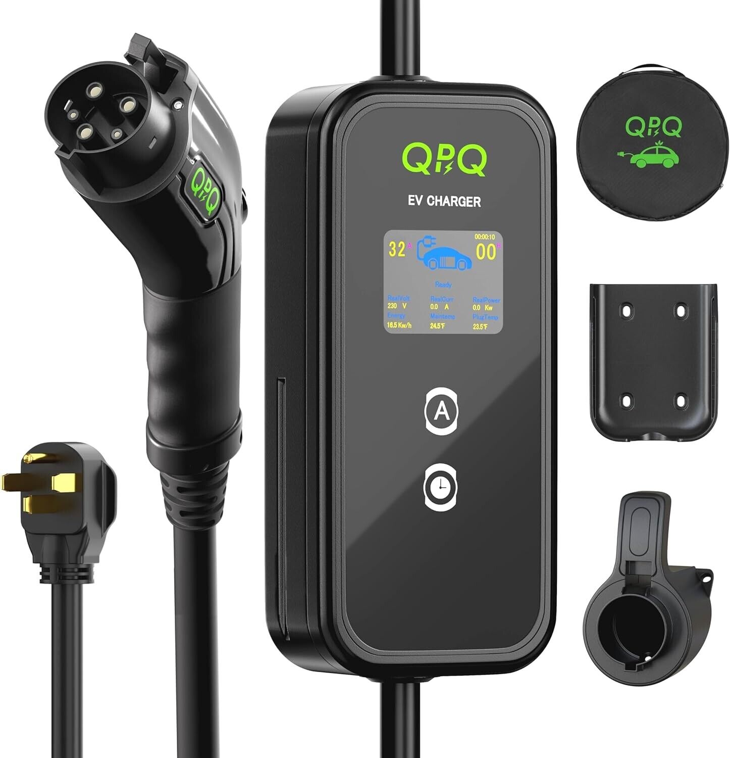 Portable Level 2 EV Charger 32Amp 110V-240V