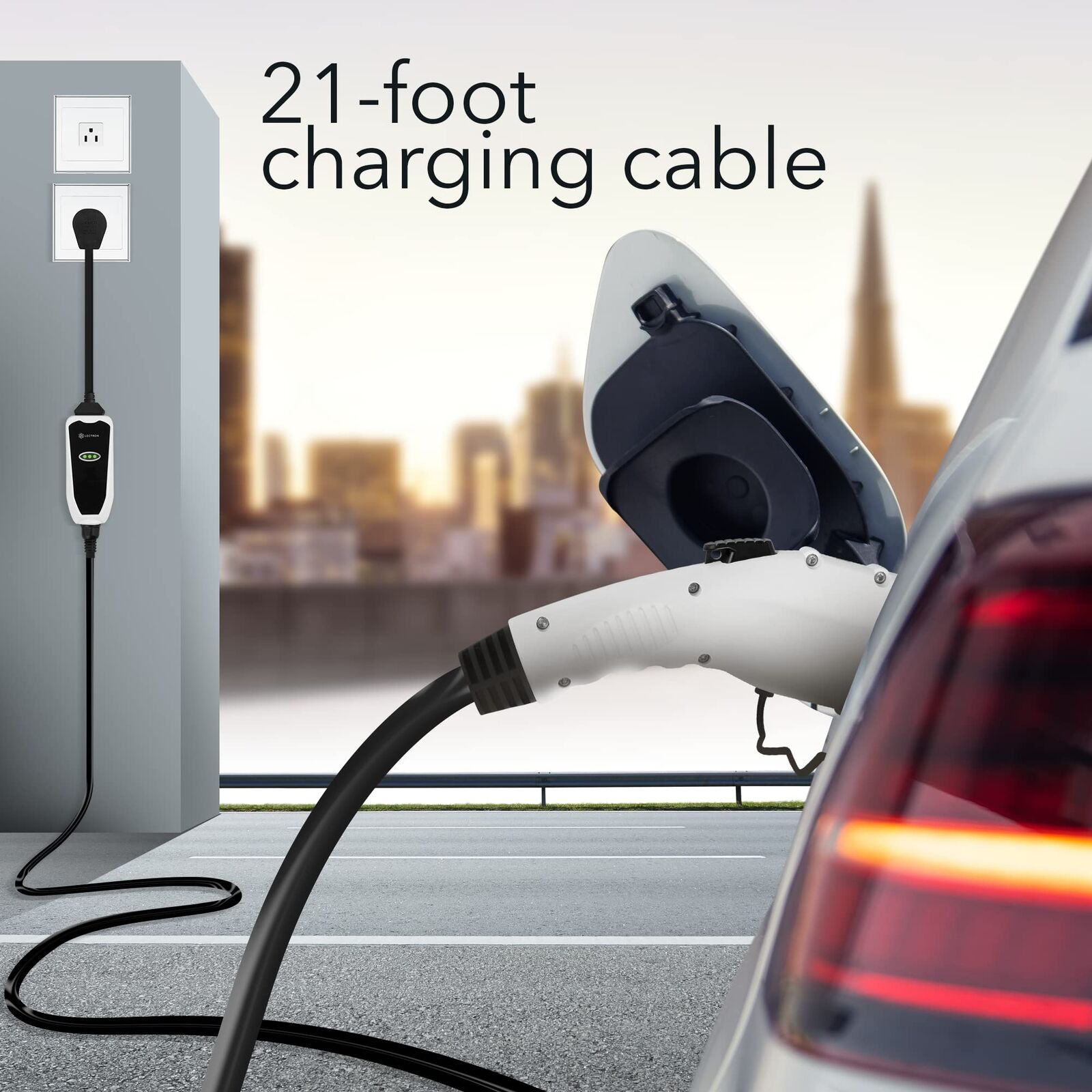 Lectron Portable Dual Plug EV Charger