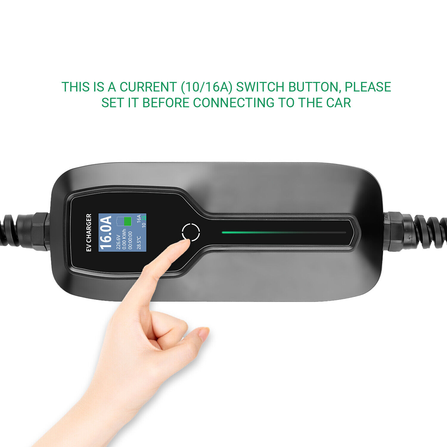 Adjustable J1772 EVSE Station Portable Level 2 Charger