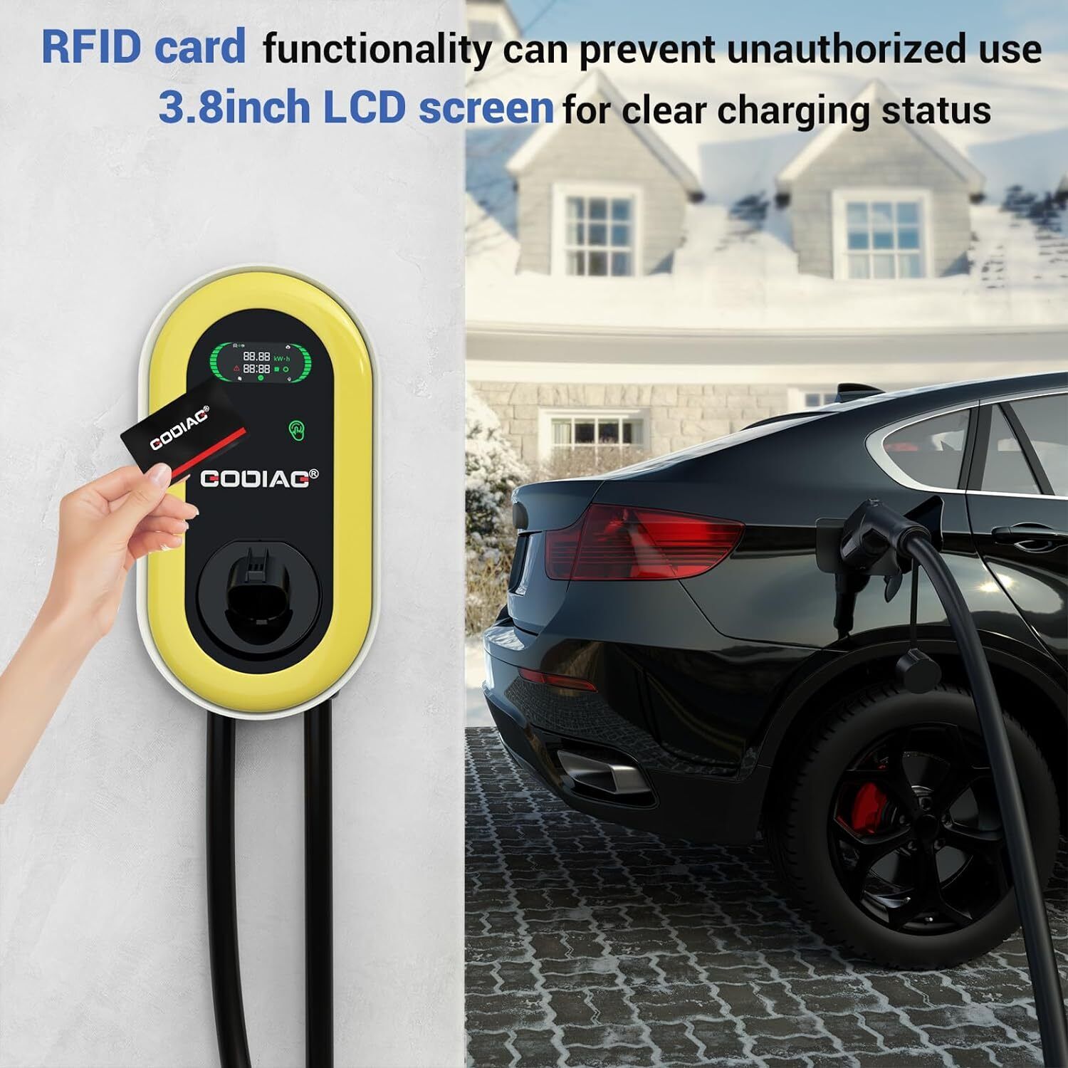 40Amp/9.6kw EV Fast Home Charging Station