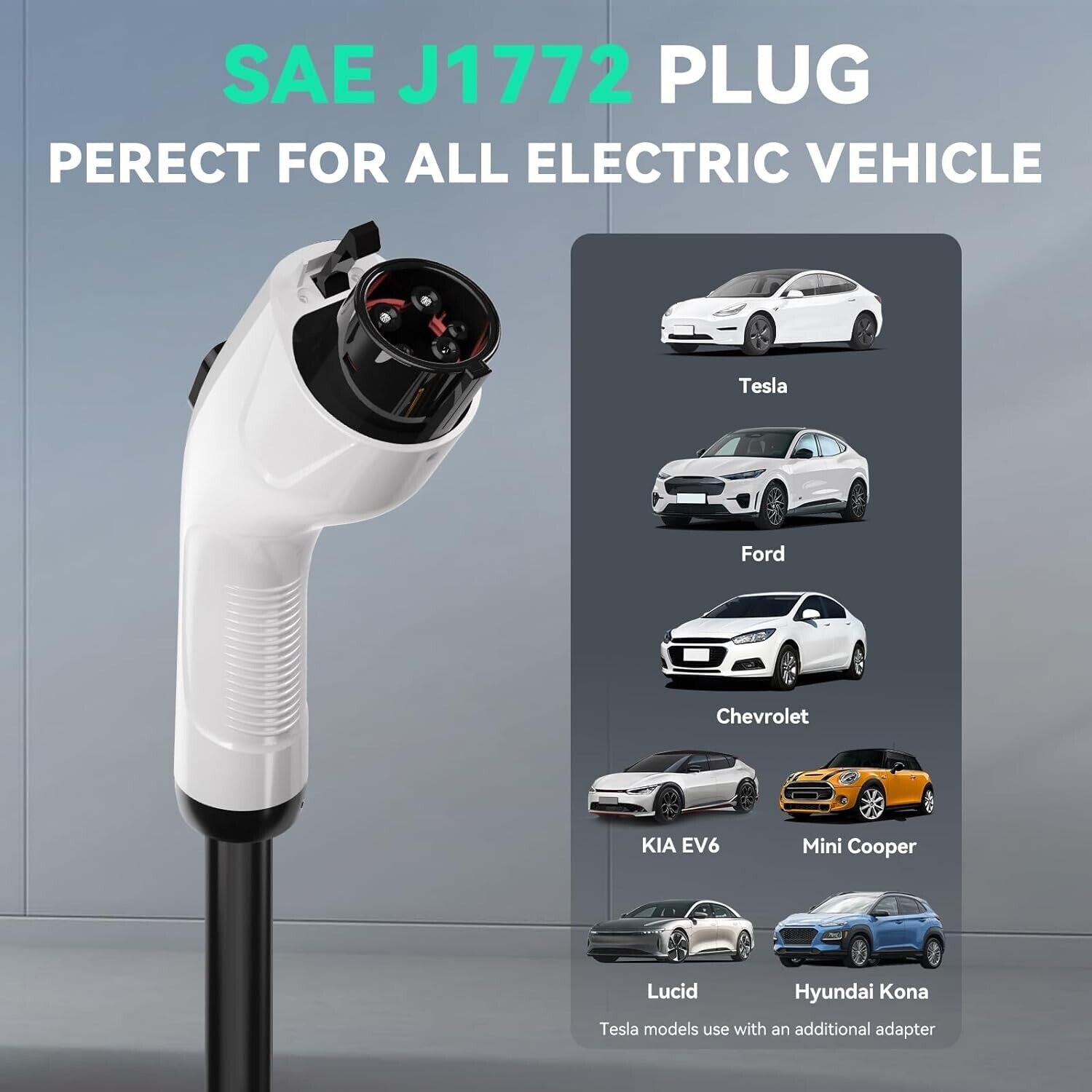 Smart 40 Amp Level 2 EV Charger with RFID