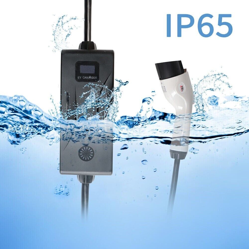 Portable Electric Vehicle Charger 16 Amp, 20 ft