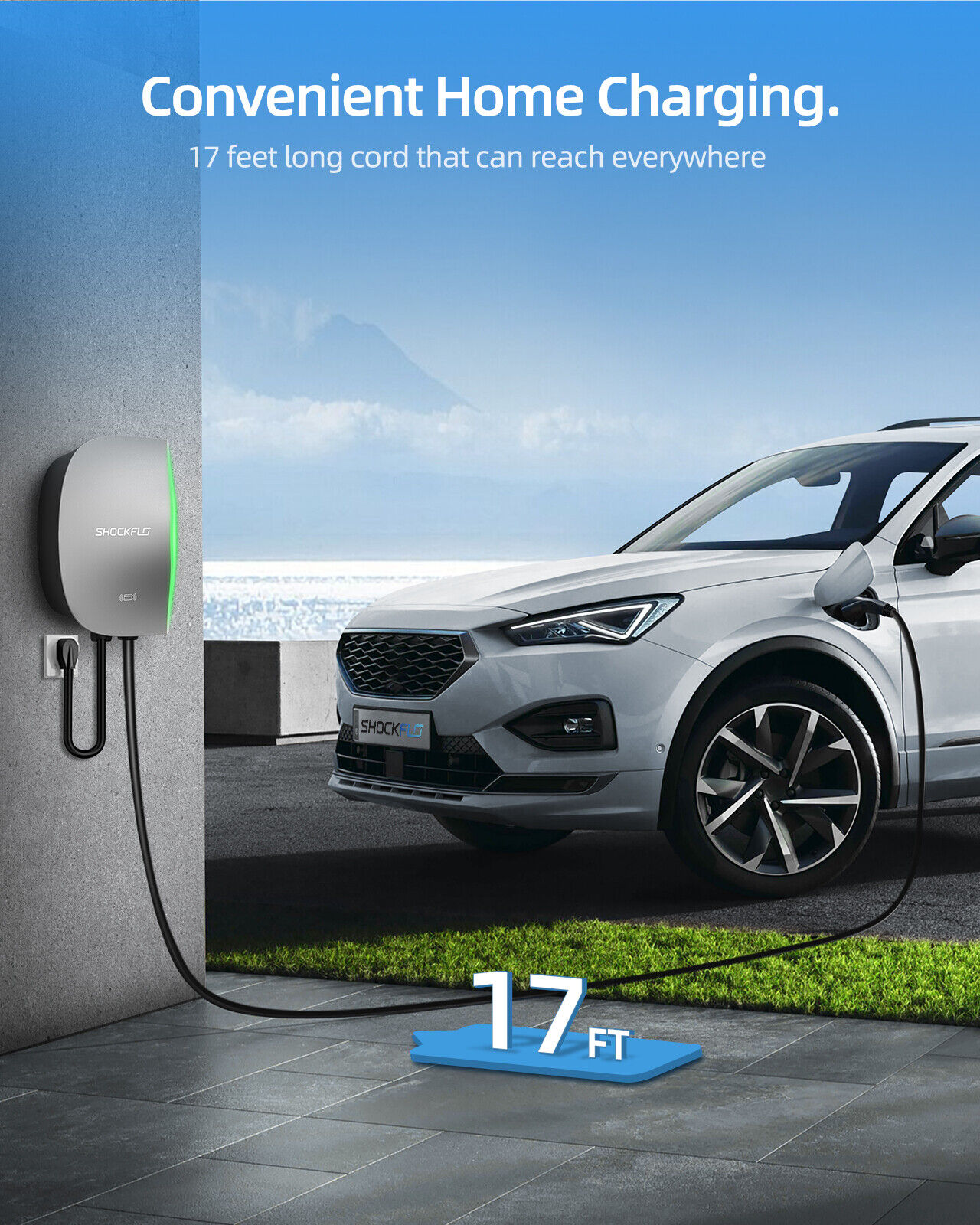 48A Level 2 EV Charger with RFID Card