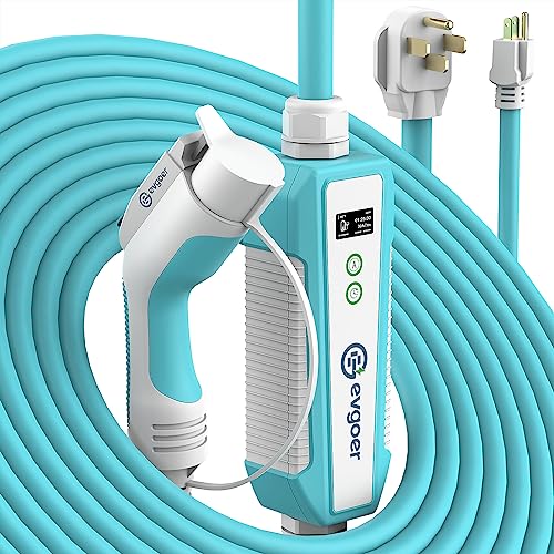 EV Charger: Level 2 & Level 1, 32Amp 110V-240V with Timer
