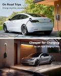 Ecogenix Carbon Fiber Level 1&2 EV Charger for Tesla/J1772, Portable 16Amp