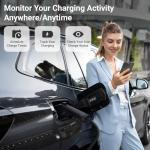 Portable Level 2 EV Charger with WiFi Monitoring