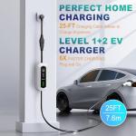 Smart WiFi Enabled Portable EV Charger for Electric Vehicles