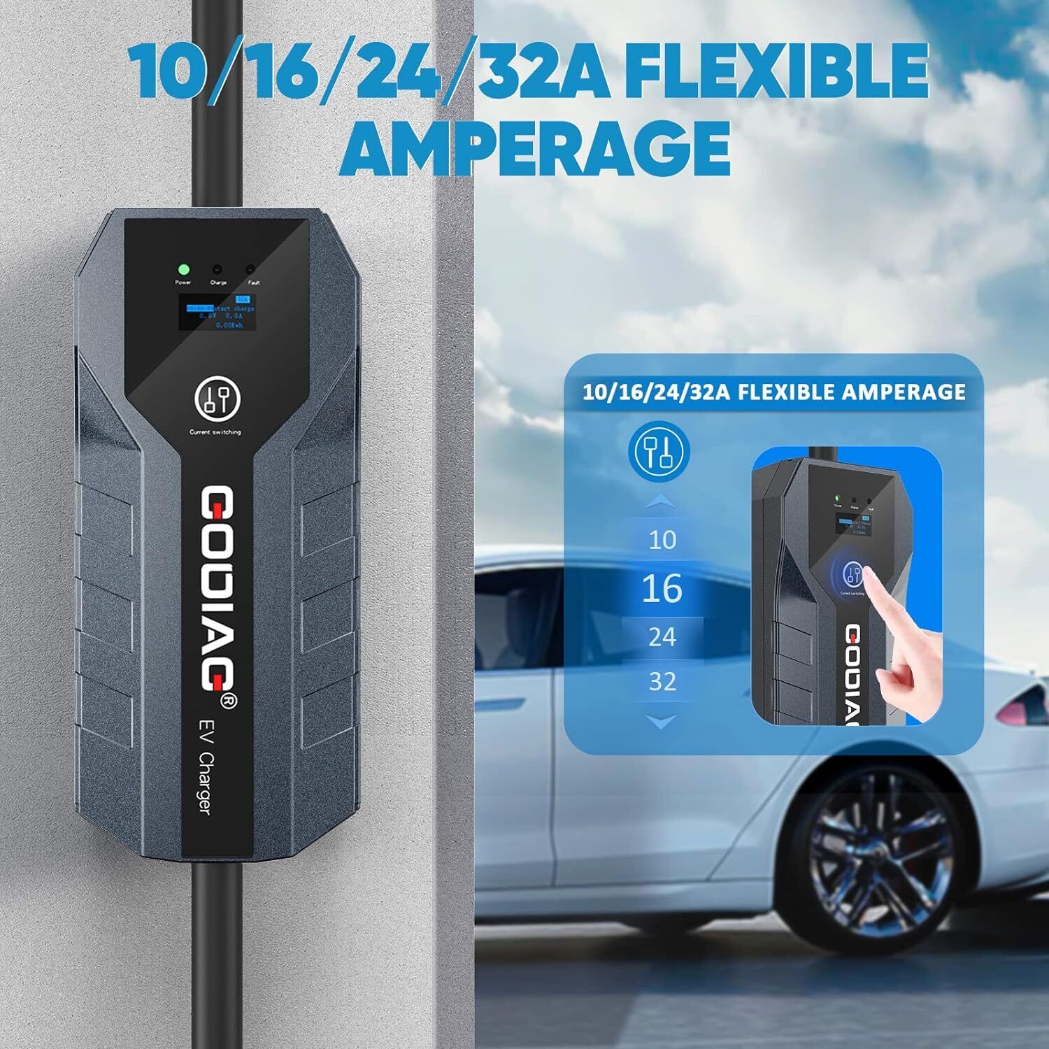 Level 2 Electric Car Charger NEMA 14-50 Plug