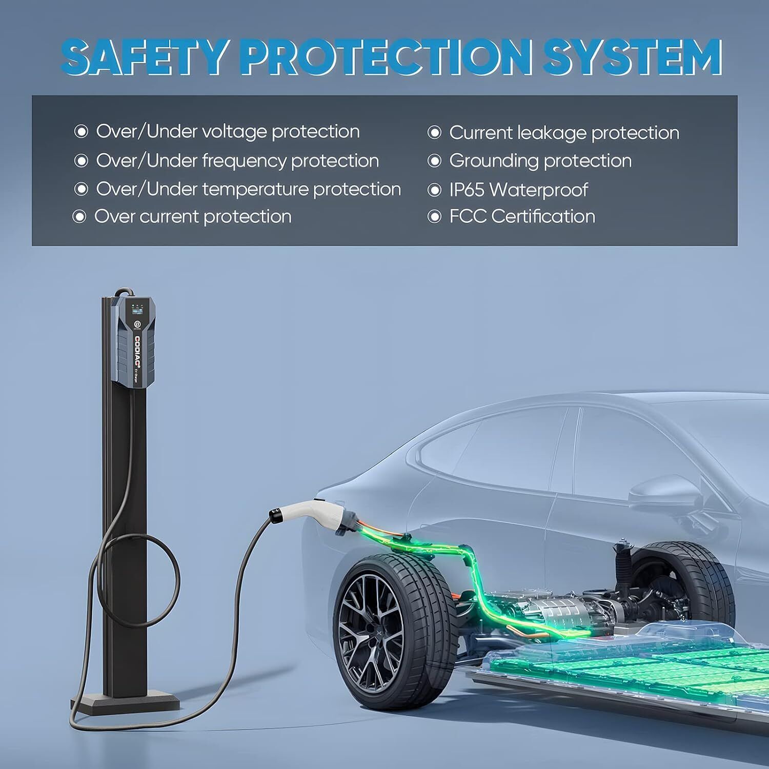 Level 2 Electric Car Charger NEMA 14-50 Plug