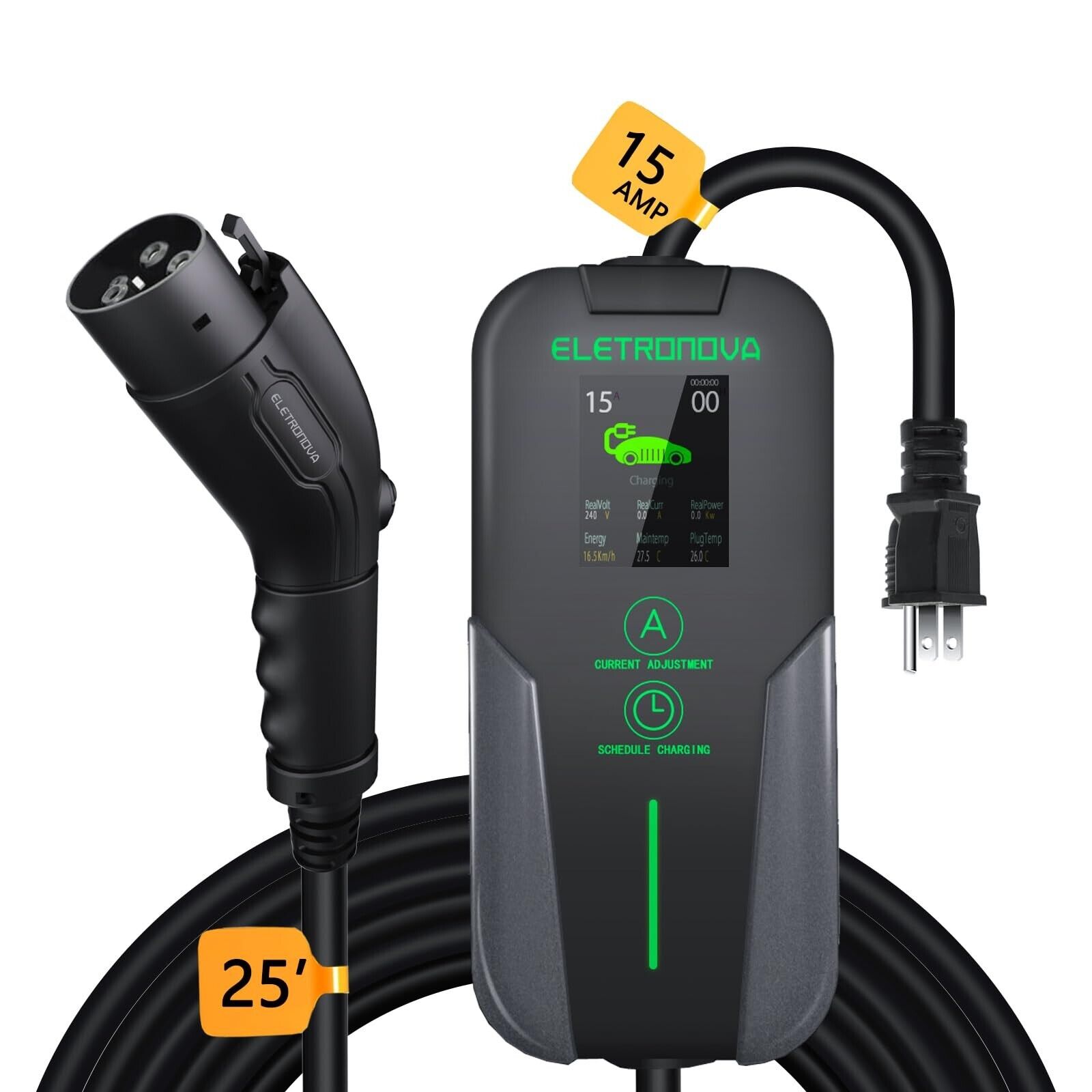 240V Level 1 EV Charger UL & Energy Star Certified
