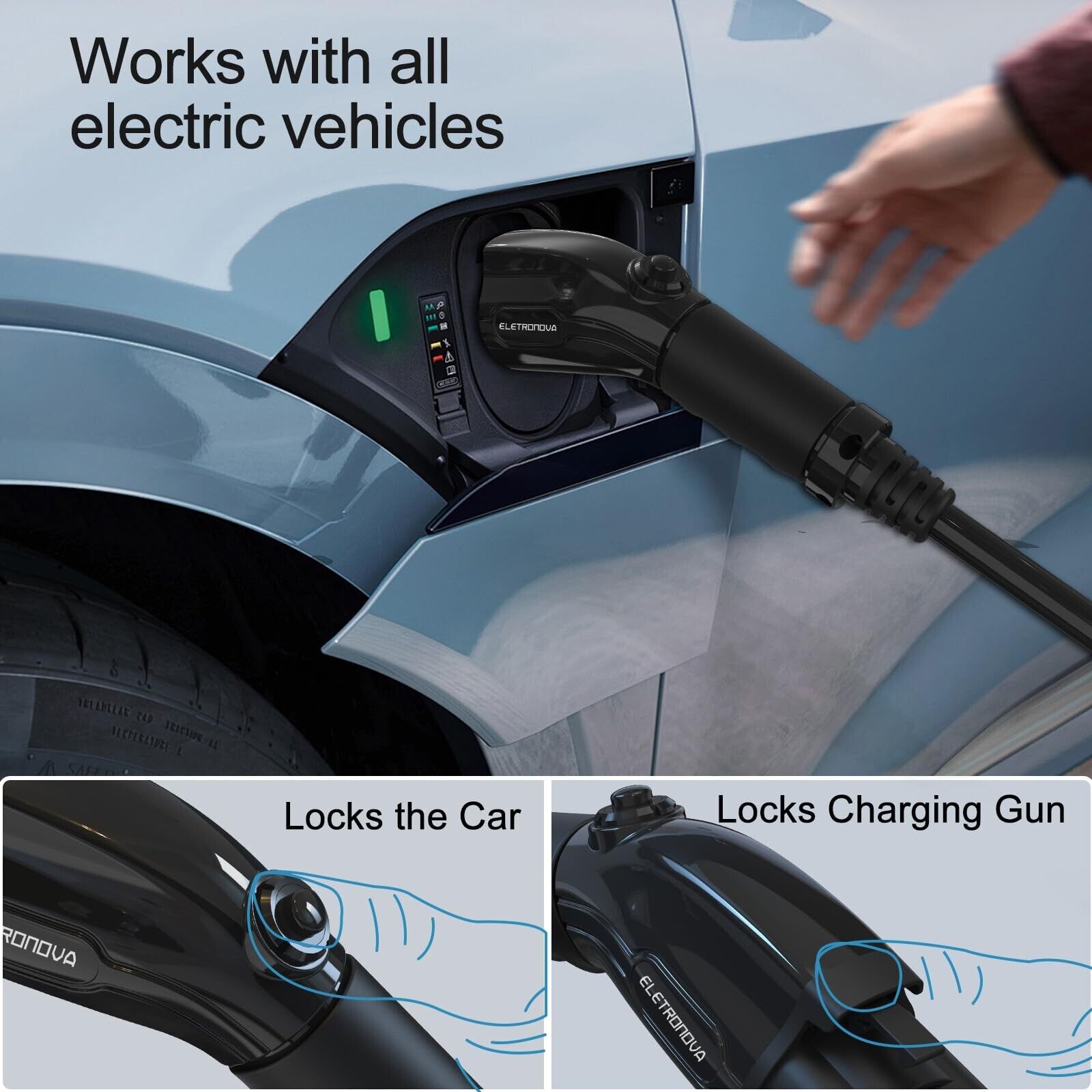 240V Level 1 EV Charger UL & Energy Star Certified