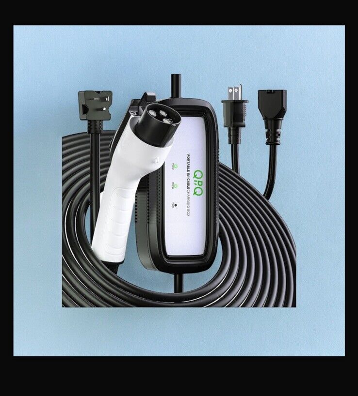 Level 1-2 EV Fast Charger with J1772 Plug