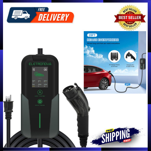 240V/15A UL & Energy Star Certified EV Charger