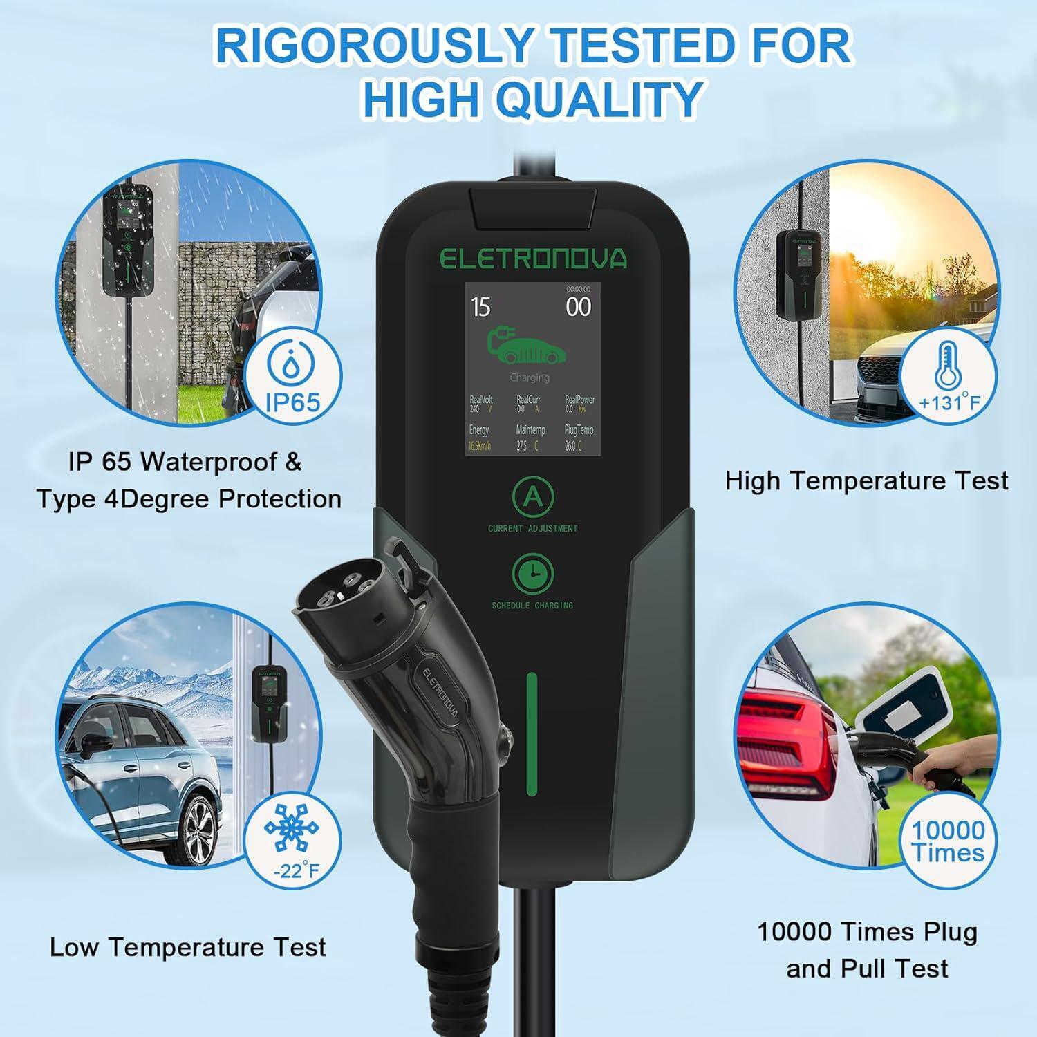240V/15A UL & Energy Star Certified EV Charger