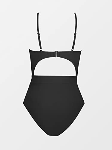 CUPSHE Black One Piece Swimsuit XL Women's Fashion
