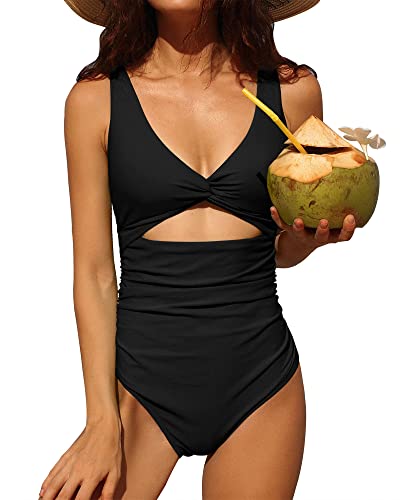 Charmo Black One Piece Swimsuit for Women