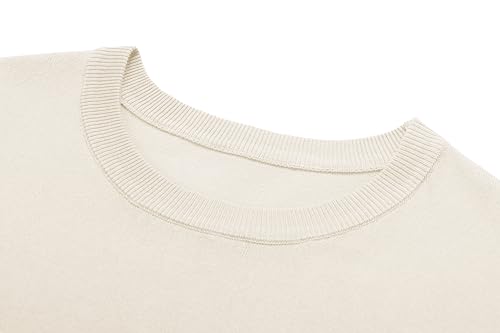 Striped Summer Crewneck Tee Knit Casual Loose Shirt