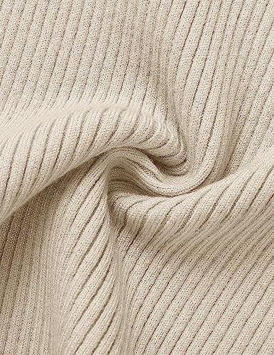 ZESICA Crewneck Short Sleeve T-Shirt, 2024 Summer, Almond