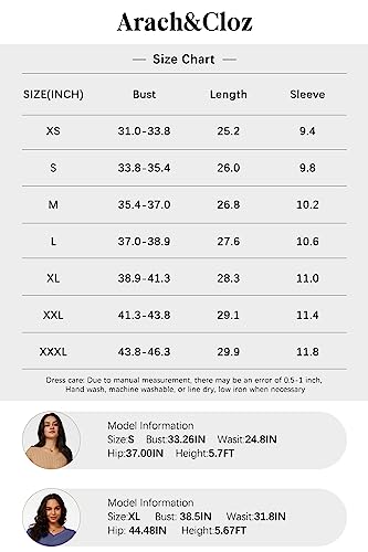 Arach&Cloz Womens Spring Summer Tops 2024 Trendy Fashion Short Sleeve Plus Size Sweaters V Neck T Tee Shirt Blouse Clothes Vacation Resort Wear Dressy Cute Casual Outfits Business White