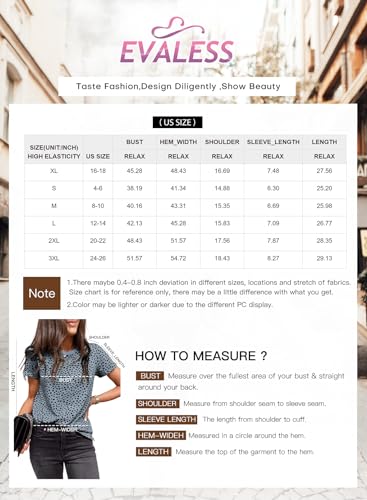EVALESS Womens Casual Polka Dot Tops Crewneck Short Sleeve T Shirts Fashion 2024 Spring Summer Loose Fit Shirts Red Medium