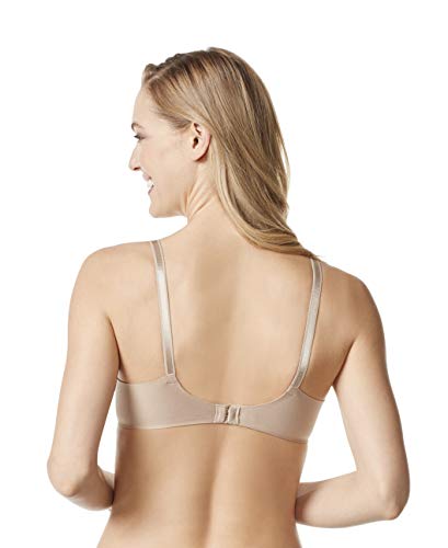Warner's Women's No Side Effects Underarm-Smoothing Comfort Underwire Lightly Lined T-Shirt Bra 1356, Toasted Almond, 34C