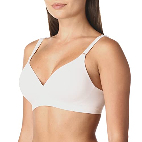 Warner's Women's Cloud 9 Super Soft Wireless Lightly Lined Comfort Bra 1269, White, 40B