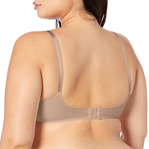 Warner's Women's No Side Effects Underarm-Smoothing Comfort Underwire Lightly Lined T-Shirt Bra 1356, Toasted Almond, 34C