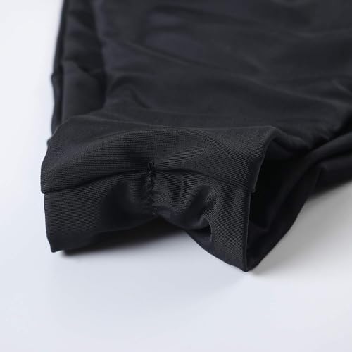 MOSHENGQI Women Sexy Brazilian Bikini 2 Piece Spaghetti Strap Top Thong Swimsuit Bathing Suit(M,0Solid Black)