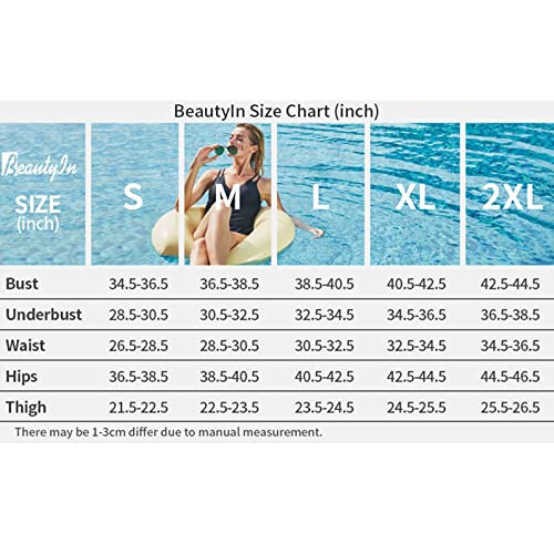beautyin Women's Side Tie Bikini Set Triangle String Halter Two Piece Swimsuits Blue