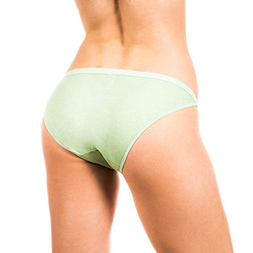 Alyce Intimates Women's Cotton String Bikini, 12 Pack, Assorted Prints