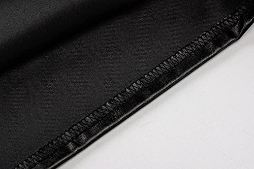 Achieer Women Sexy Club Party Strapless Bodycon Pu Leather Black Ruched Latex Dress