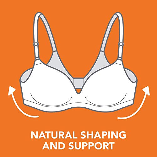 Warner's Women's Cloud 9 Super Soft Wireless Lightly Lined Comfort Bra 1269, White, 40B
