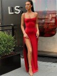 Summer Sexy Spaghetti Strap Bodycon Dress for Women