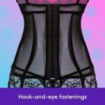 Cherry Satin Push-Up Basque Corset Lingerie