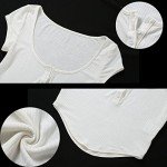 Sheer Short Sleeve Crop Top for Women