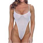 Sherrylo High Cut Mesh One Piece Swimsuit
