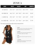 ZESICA Womens Summer Casual V Neck Sleeveless Mini Dress 2024 Tie Shoulder Tiered Ruffle Swing A Line Short Sundresses,Black,Small
