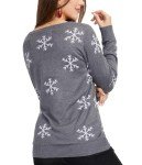 Tipsy Elves Women's Gray Sequin Snowman Christmas Sweater Size Small
