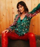 Tipsy Elves Classic Cute Cardigan Ugly Christmas Sweaters for Women with Fun Patterns and Animals - Women's Colorful Green Gaudy Garland Christmas Cardigan Size X-Small