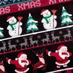 Colorful House Unisex's Ugly Christmas Jumper Sweater, 3D Digital Print Sweatshirt (Medium, Snowman)
