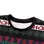 Colorful House Unisex's Ugly Christmas Jumper Sweater, 3D Digital Print Sweatshirt (Medium, Snowman)