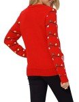 VENTELAN Women's Christmas Sweater Funny Christmas Tree Ugly Pullover Snowflake Long Sleeve Sweater Shirt