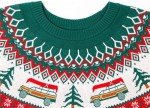Qbily Christmas Knitted Sweater For Women Winter Holiday Xmas Snowflake Santa Claus Pullover Sweatshirt Tops(Christmas-A-Green,M)