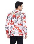 RAISEVERN Ugly Christmas Sweater for Men Women Funny Santa Kitten Sweatshirt Xmas Cats Hat Holiday Festive Long Sleeve Winter Top Pullover