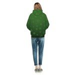 Couple 3D Santa Print Ugly Christmas Kangaroo Pocket Sweatshirt Hoodies Pullover Lady Cat L/XL